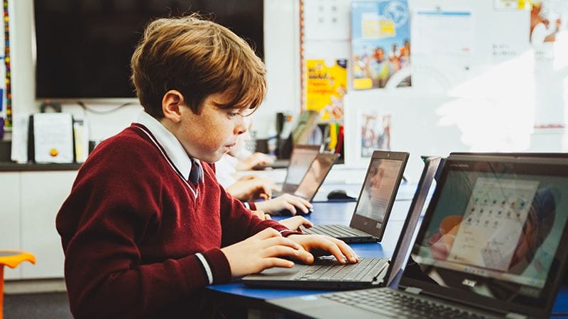 Acer Windows 11 SE St Thomas' - CEWA Case Study Image - Acer TravelMate B3